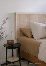 Almond Linen Pillowcase