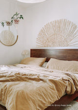 Almond Linen Duvet Cover