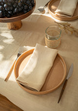 Sandy Yellow Linen Napkin Set