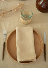 Sandy Yellow Linen Napkin Set