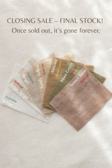 Tie Top Linen Curtain Panel