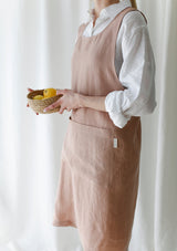 Personalized Pinafore Linen Apron