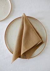 Almond Linen Napkin Set
