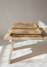 Brown Linen Flat Sheet