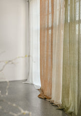 Linen curtains