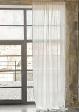 White Linen Curtains