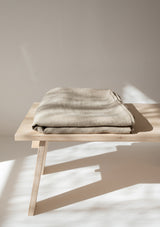 Beige Linen Flat Sheet