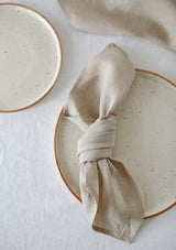 Beige Linen Napkin Set