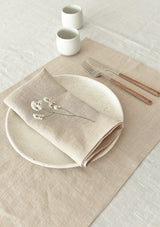 Beige Linen Placemat Set