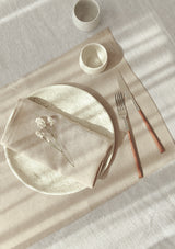 Beige Linen Placemat Set