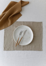 Beige Linen Placemat Set
