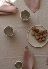 Beige Linen Tablecloth