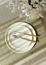 Moss Green Linen Placemat Set