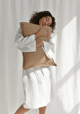 White Linen Bathrobe