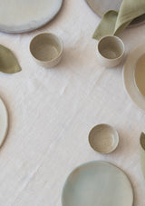 White (Ivory) Linen Tablecloth