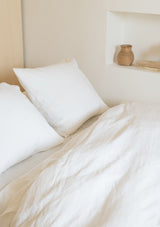 White Linen Bedding