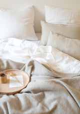 White Linen Duvet Cover Set