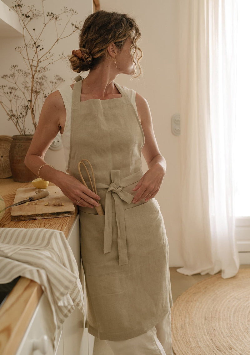 Personalized Linen Apron