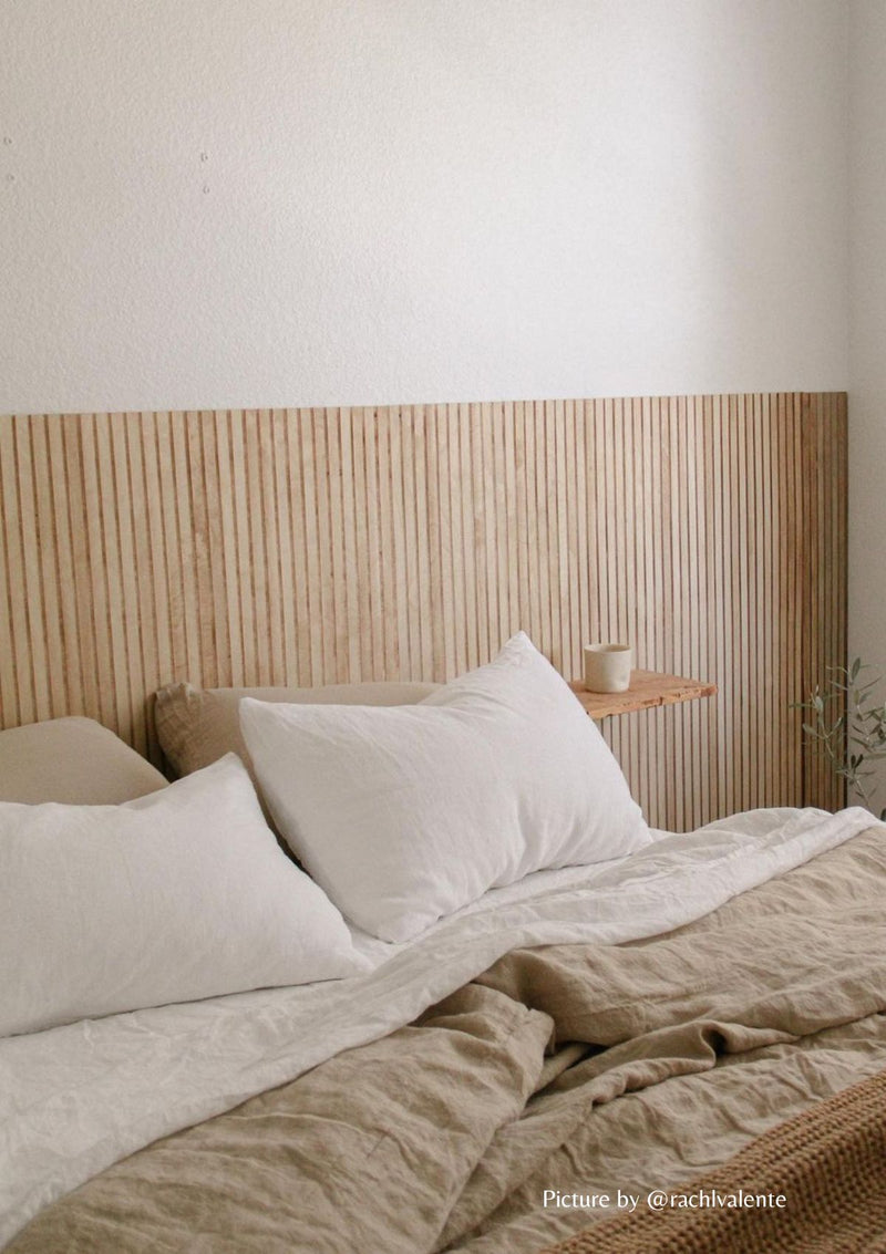 White (Ivory) Linen Sheet Set