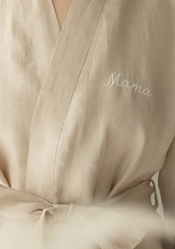 Embroidery Service for Bathrobe April Notes