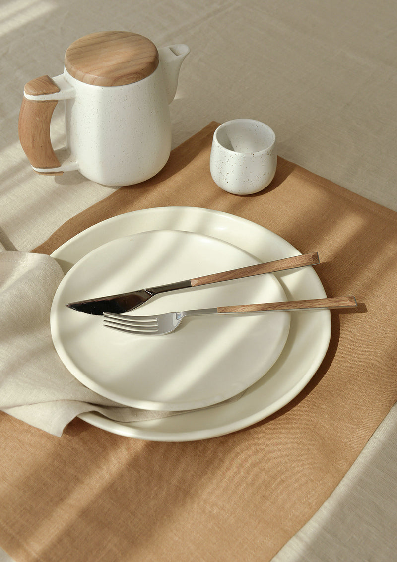Almond Linen Placemat Set