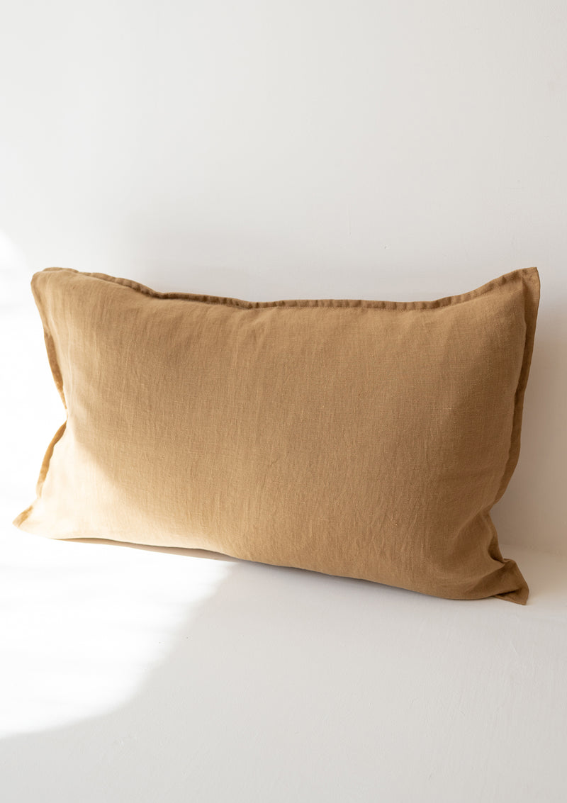 Brown Linen Pillow Sham