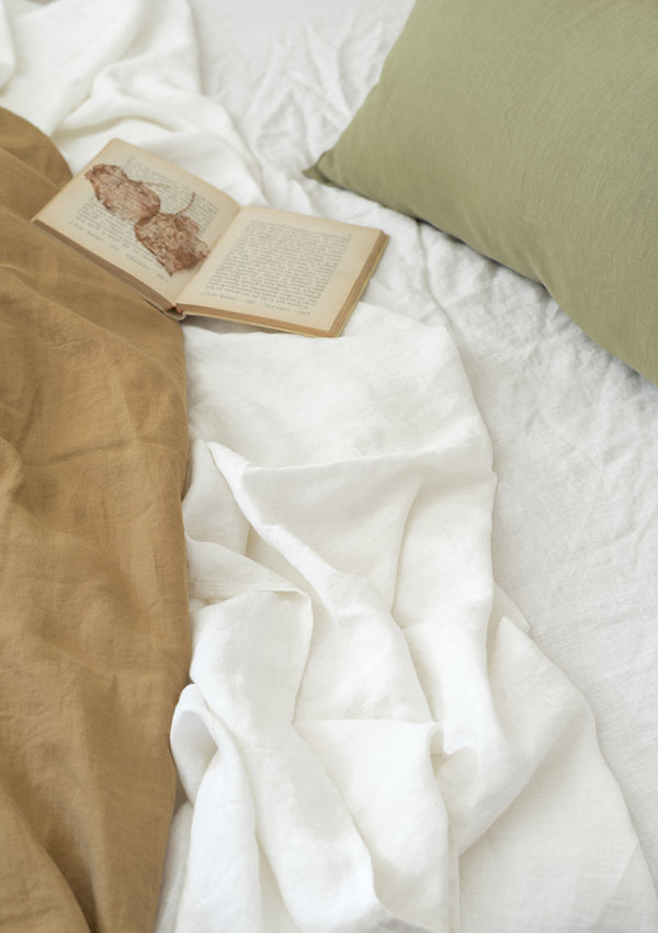 White Linen Sheets