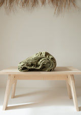 Moss Green Linen Fitted Sheet