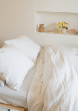 White Linen Sheets